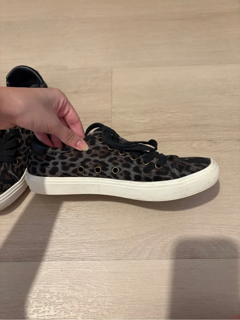 Leopard animal Print saint laurent Sneakers - Black & Brown